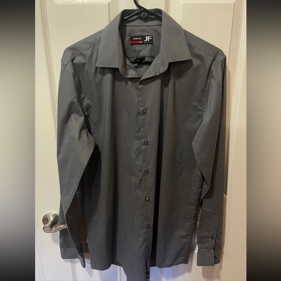 J. Ferrar Slim Stretch Men's M Button up - Picture 1 of 3